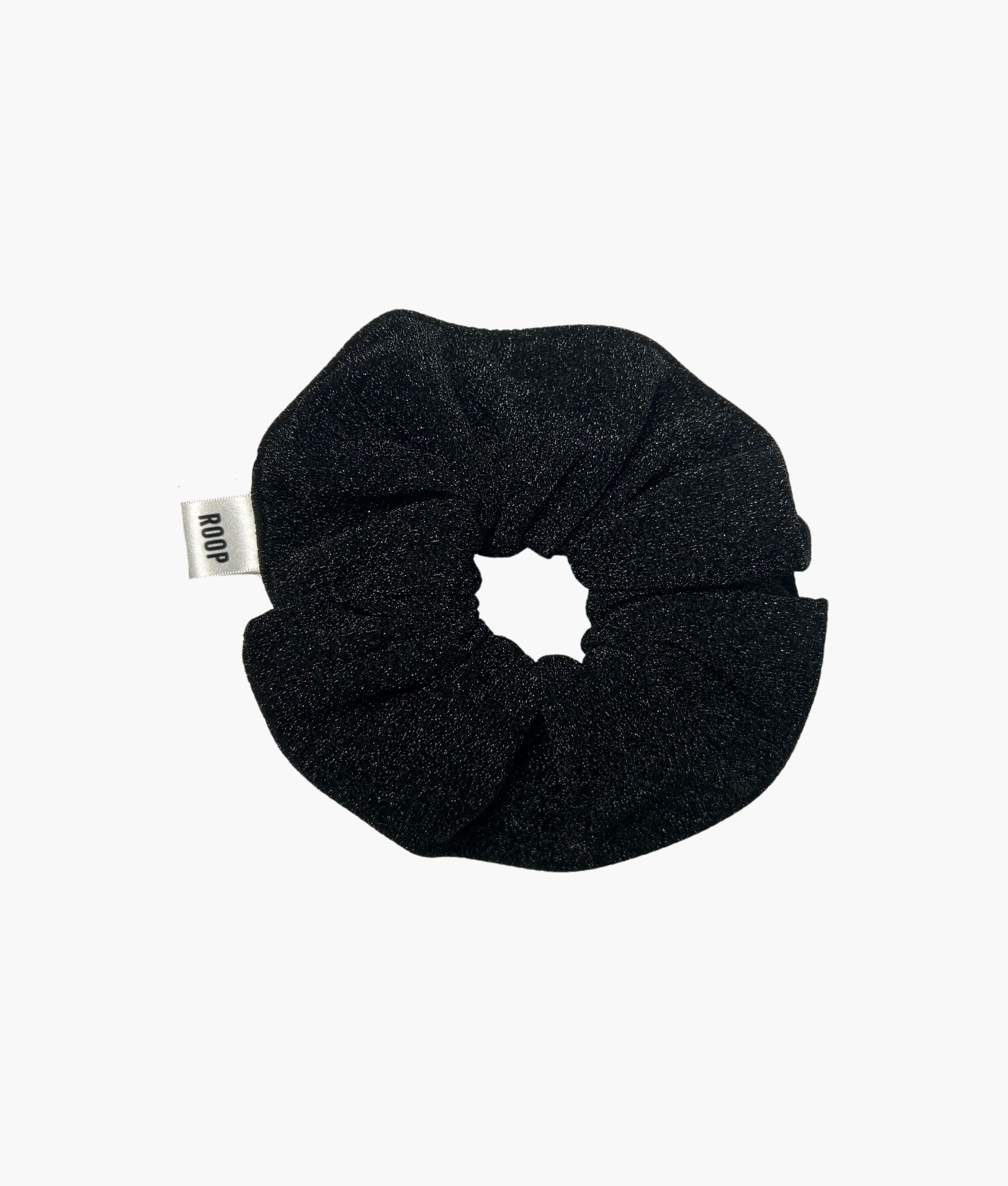 Melissa scrunchie in sparkly black