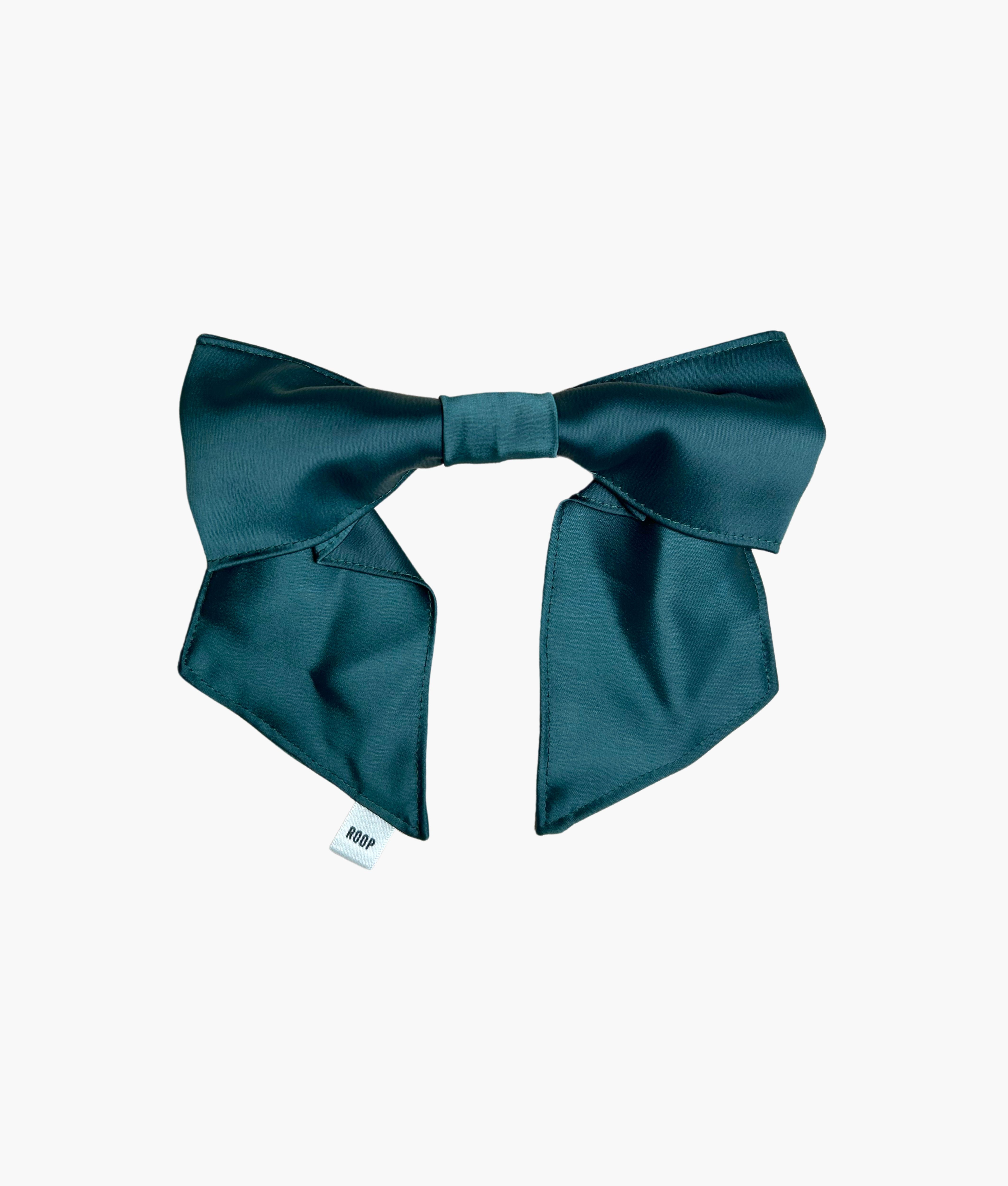 Maddy bow scrunchie in forest